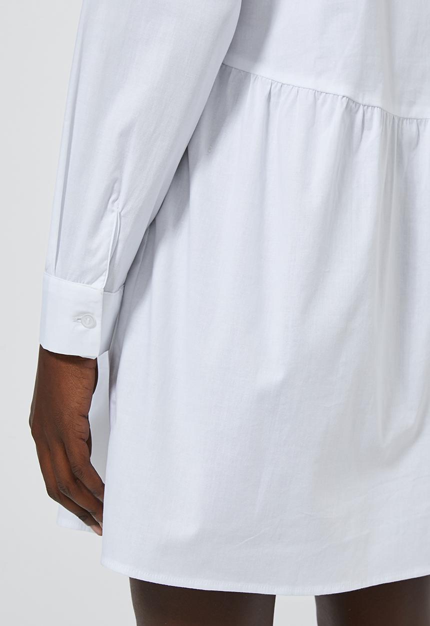 Superbalist - Babydoll shirt dress - white