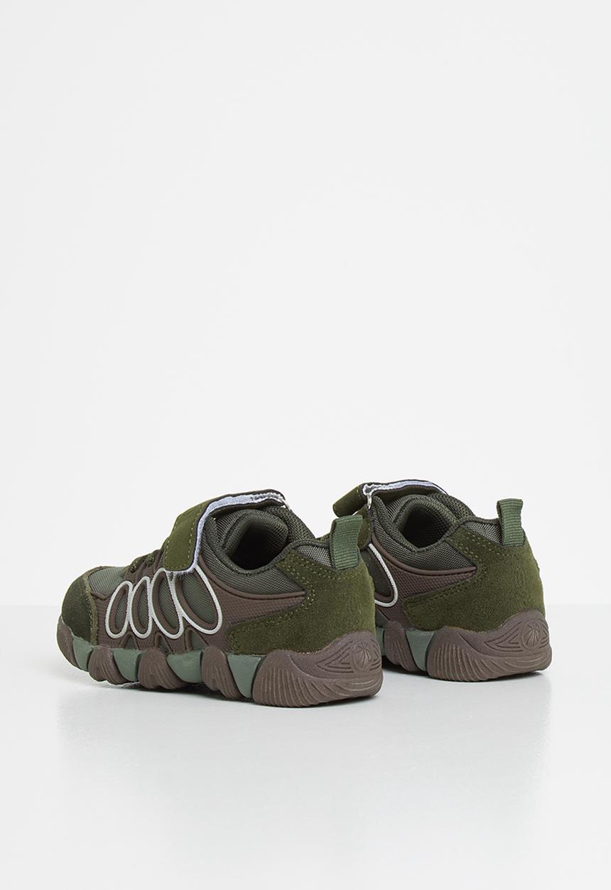 Pop Candy - Boys Velcro sneaker - khaki 