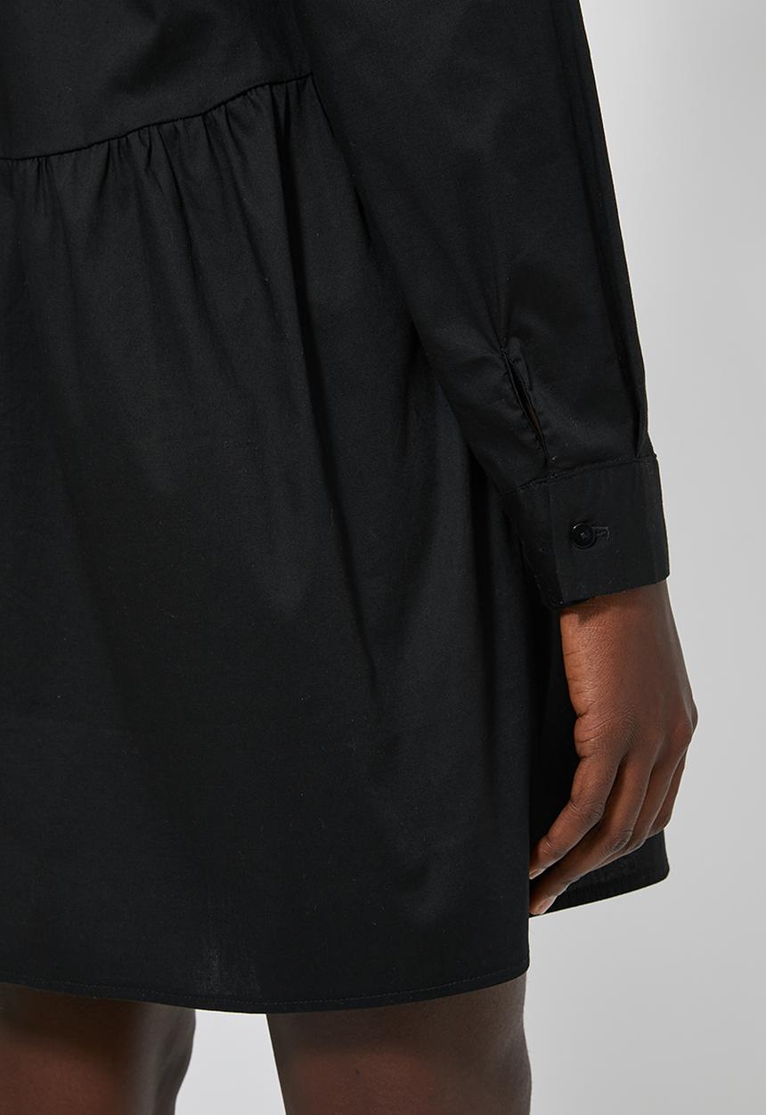 Superbalist - Babydoll shirt dress - black