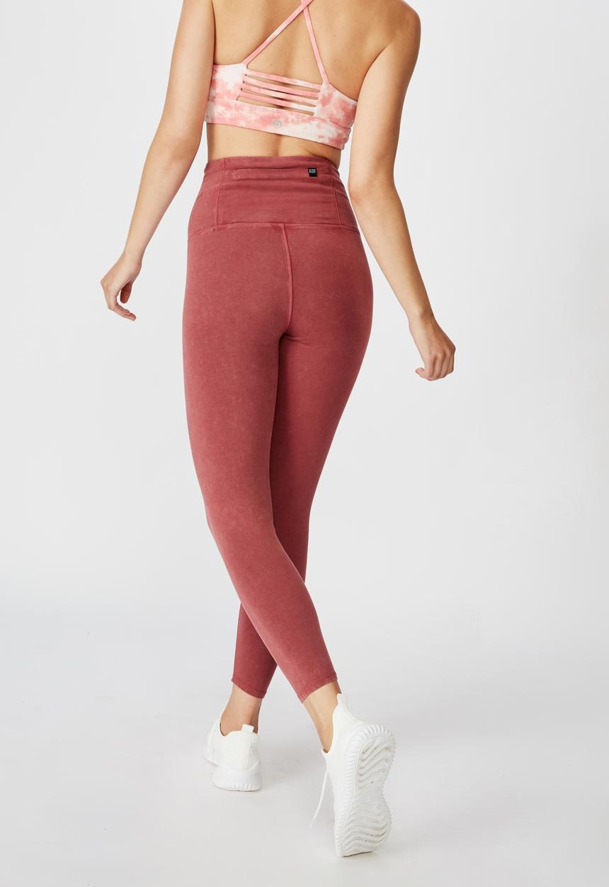 Cotton On - Washed back 7/8 tights - rose wash