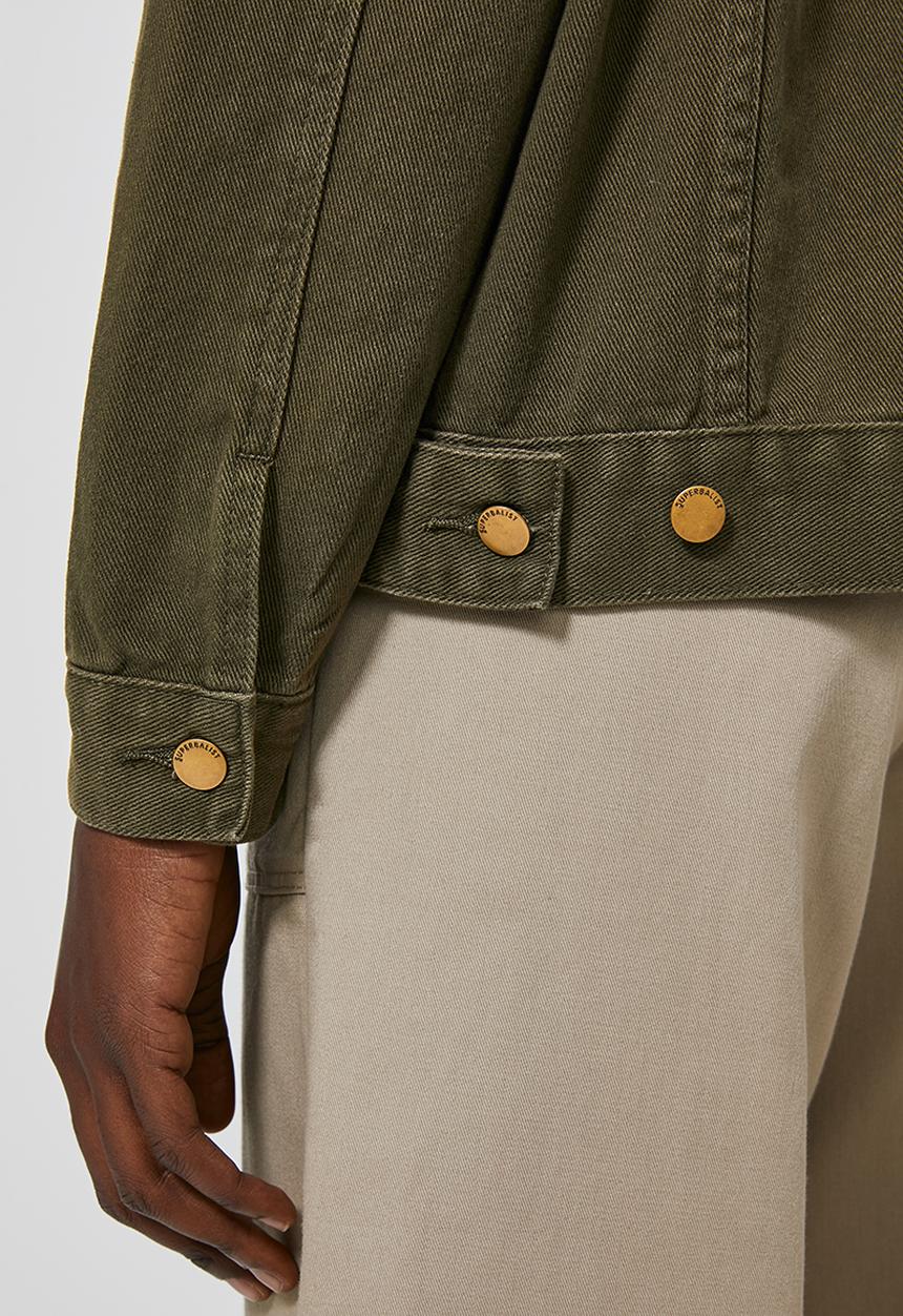 Superbalist - Denim trucker jacket - khaki