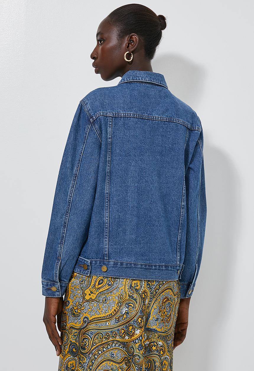 Superbalist - Denim trucker jacket - blue 