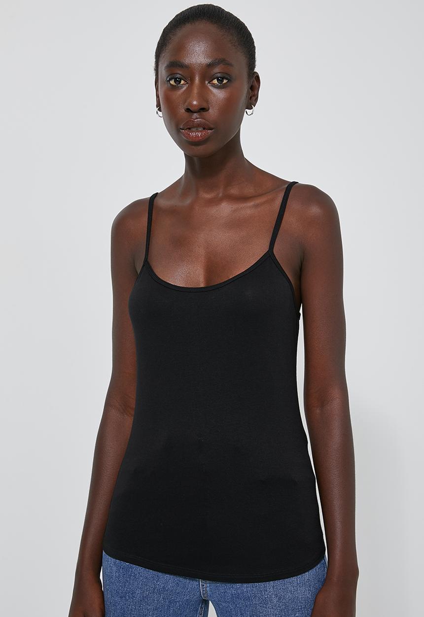 Superbalist - Plain cami - black