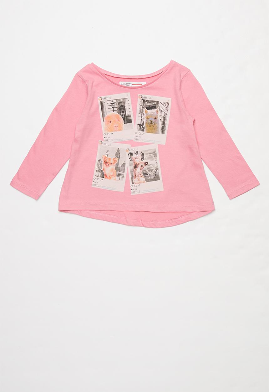 MINOTI - Long sleeve top - pink 