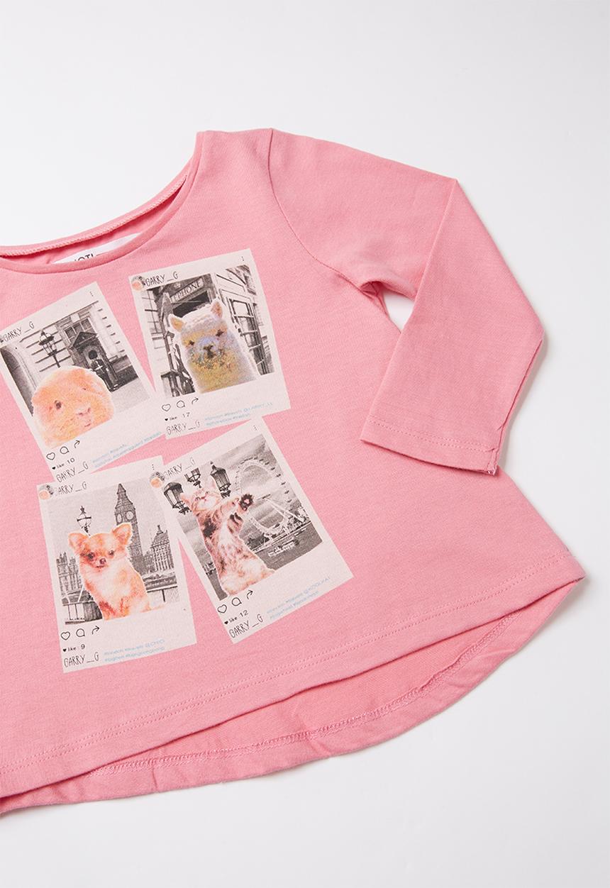MINOTI - Long sleeve top - pink 