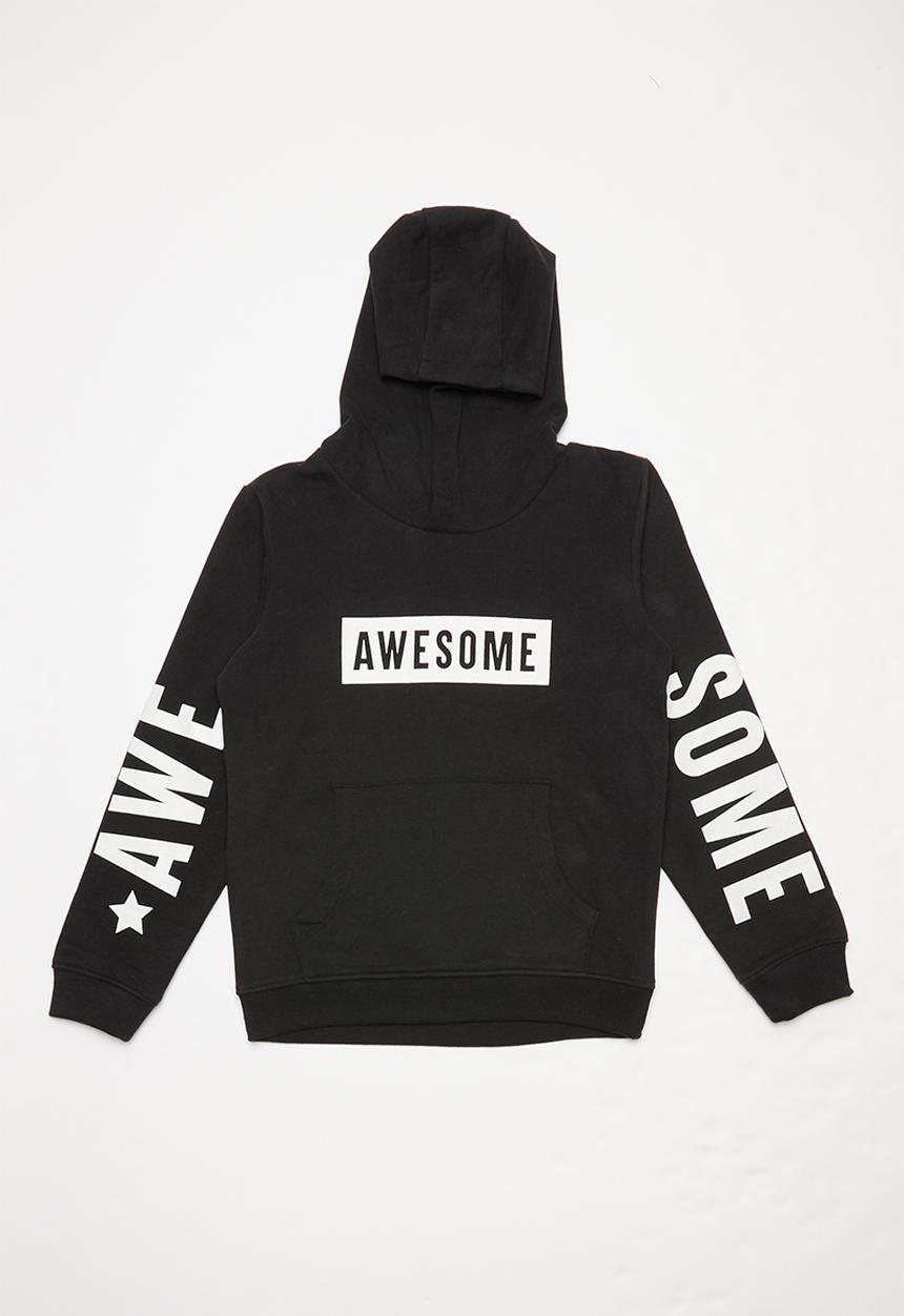 MINOTI - Teens hooded top - black 