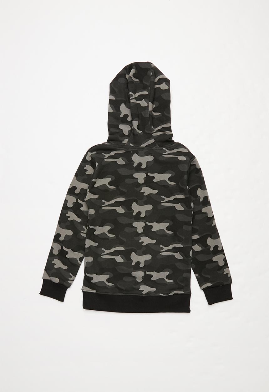 MINOTI - Kids hoodie - grey & black 