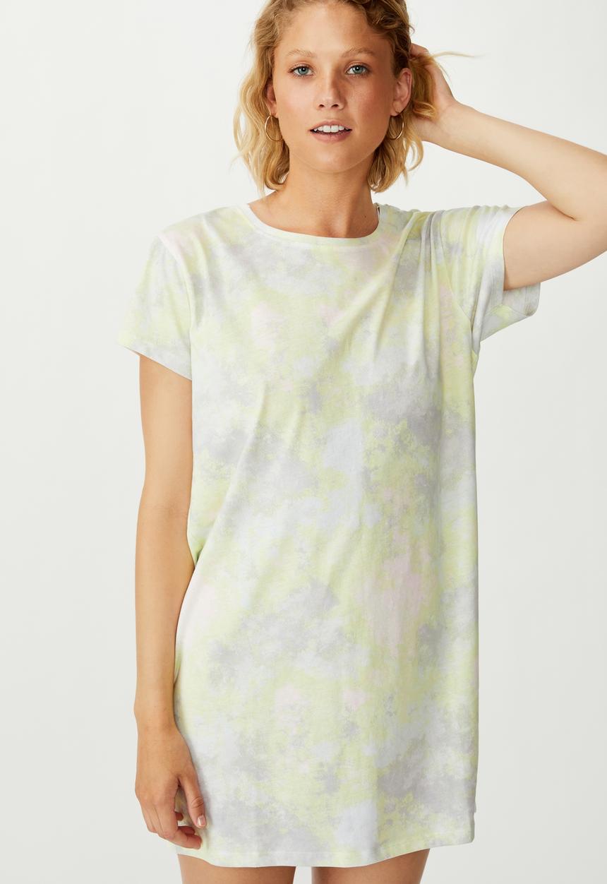 Cotton On - Dreamy sleep nightie - yellow & grey 