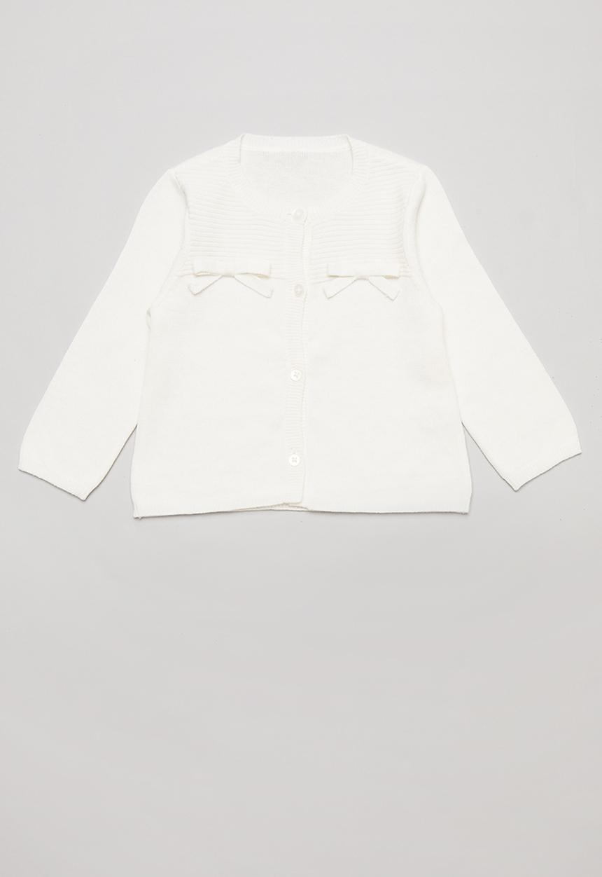 Pop Candy - Cardigan with bows - cream