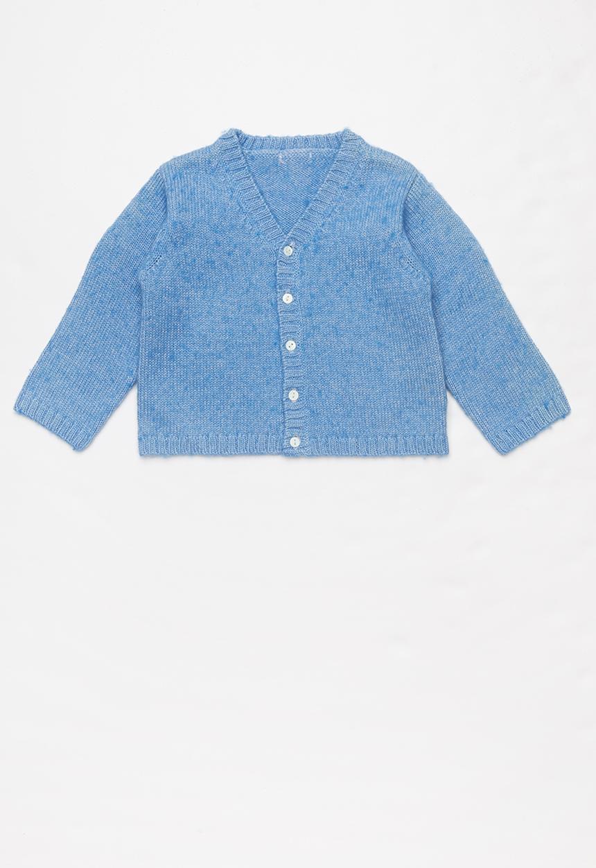 Pop Candy - Wool blend cardigan - blue