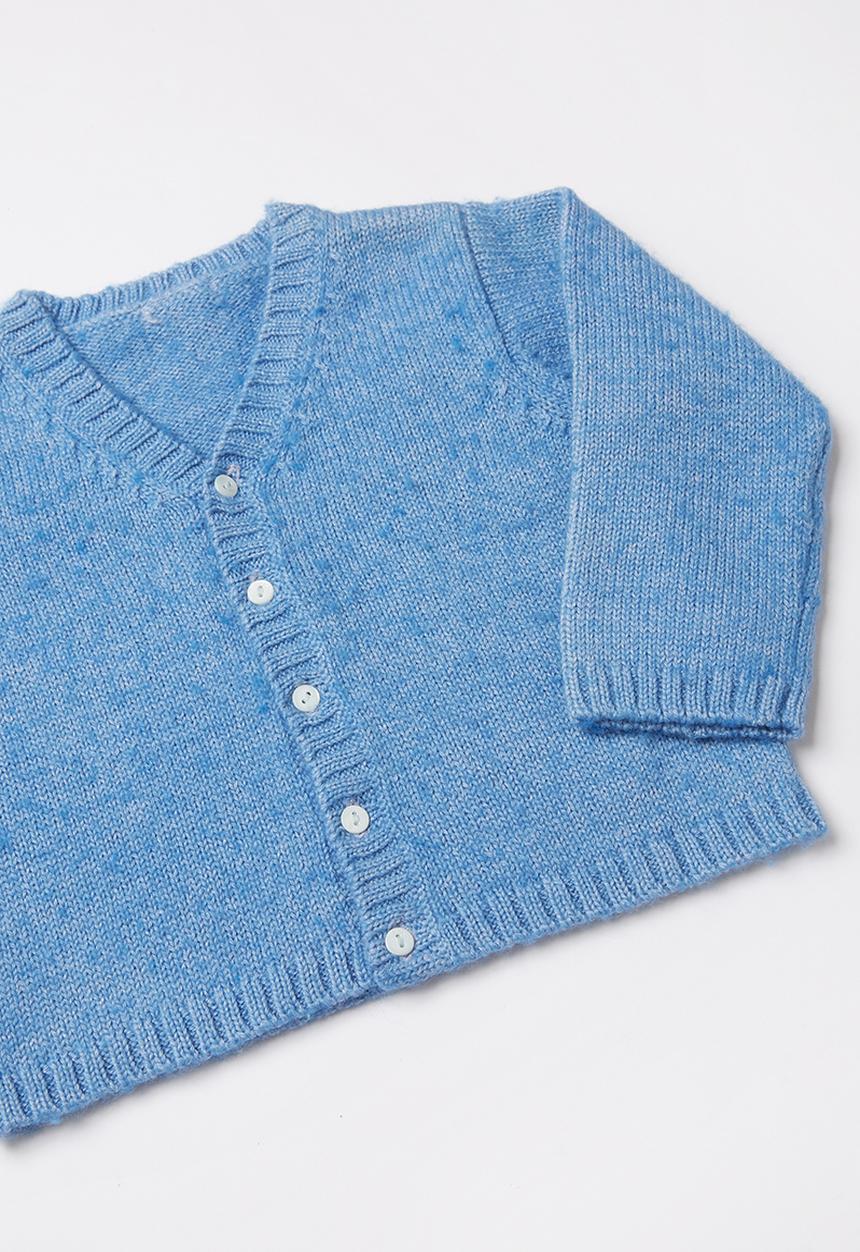 Pop Candy - Wool blend cardigan - blue