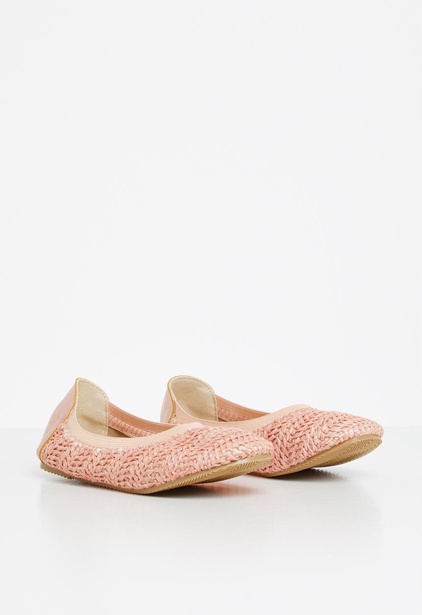 Cotton On - Girls pump -  sweet blush raffia