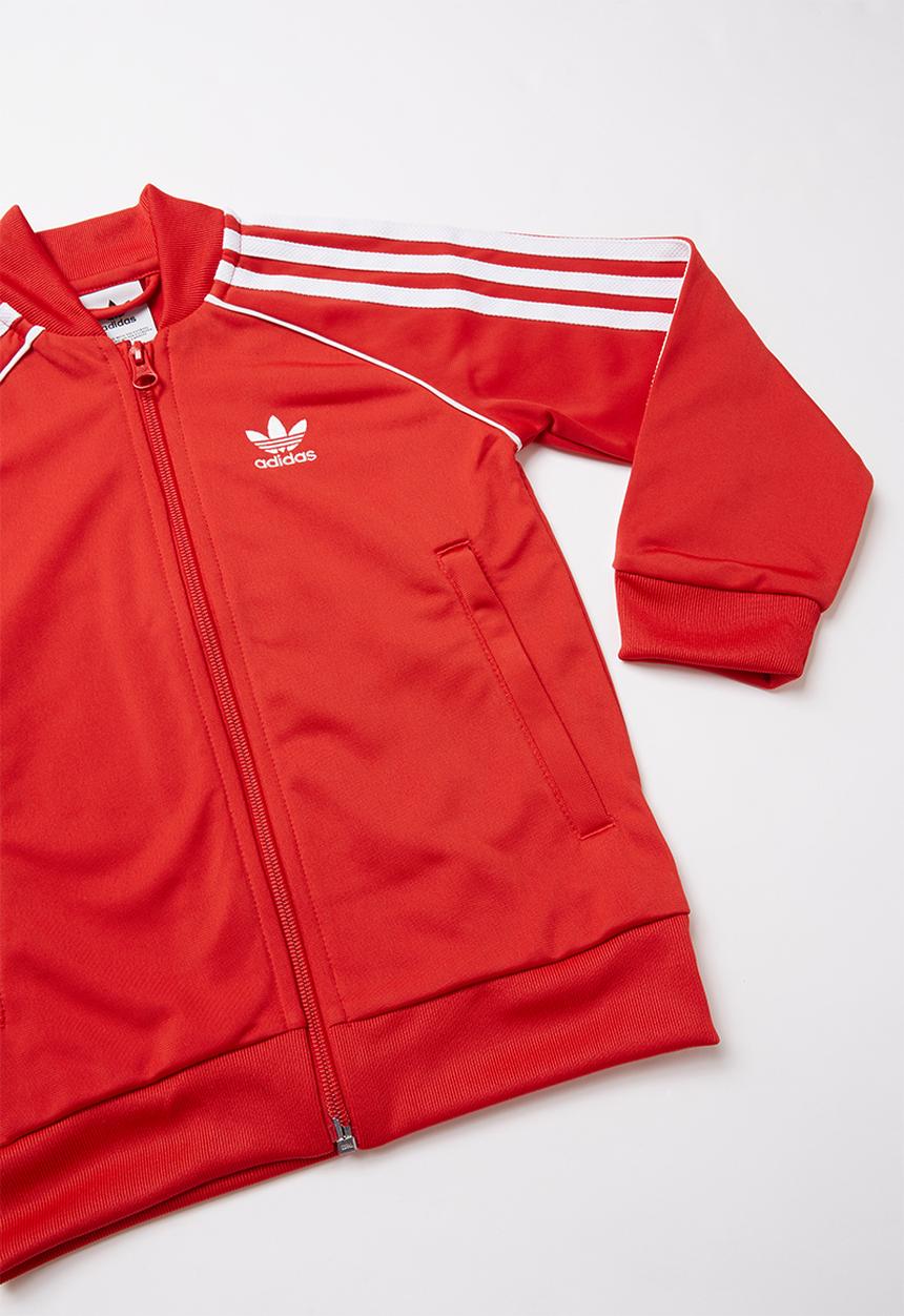 adidas Originals - Superstar suit - red & white