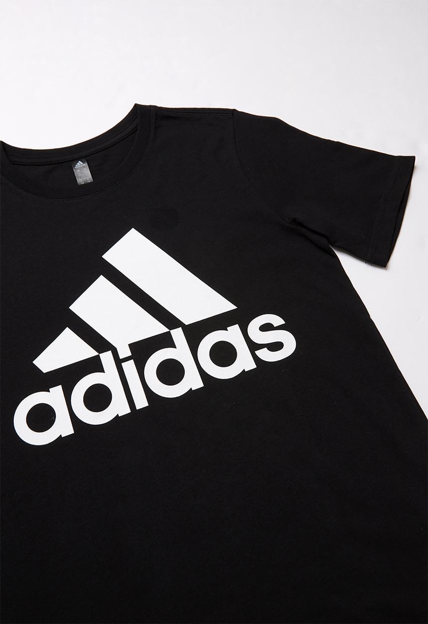 adidas Performance - Short sleeve tee - black/white