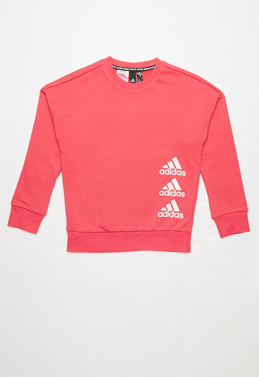 adidas Performance - Tween long sleeve crew - red