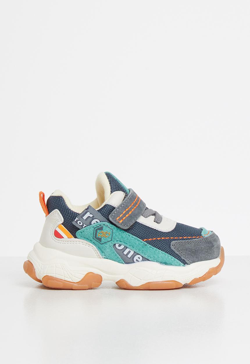 Pop Candy - Boys sneaker - white/navy