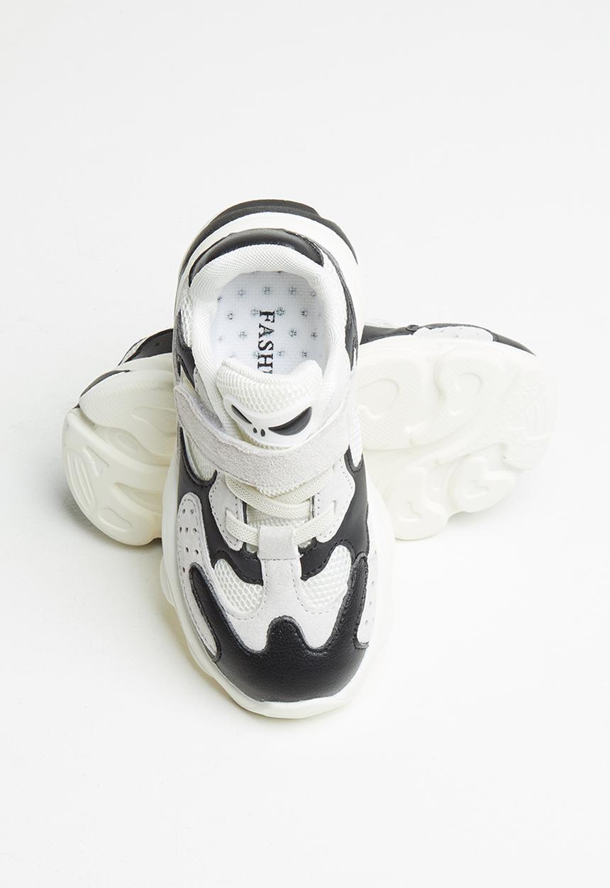 Pop Candy - Boys sneaker - black & white