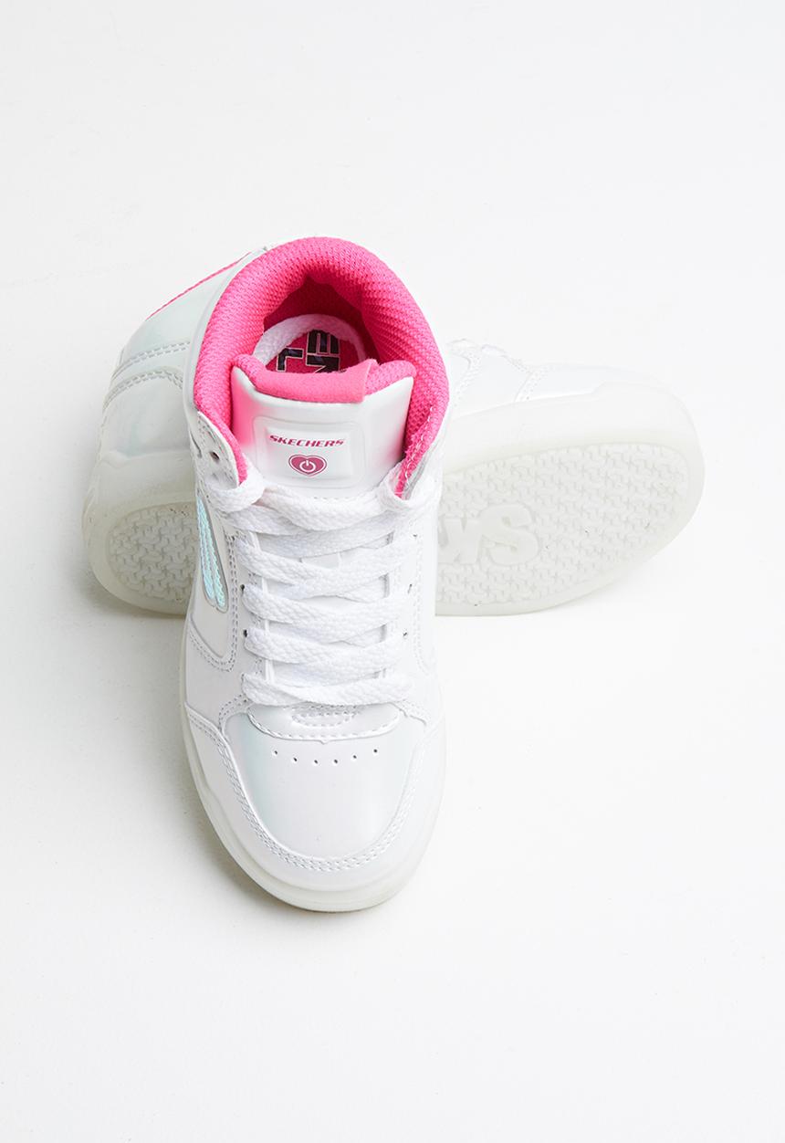 Skechers - Girls light-up e-pro - white