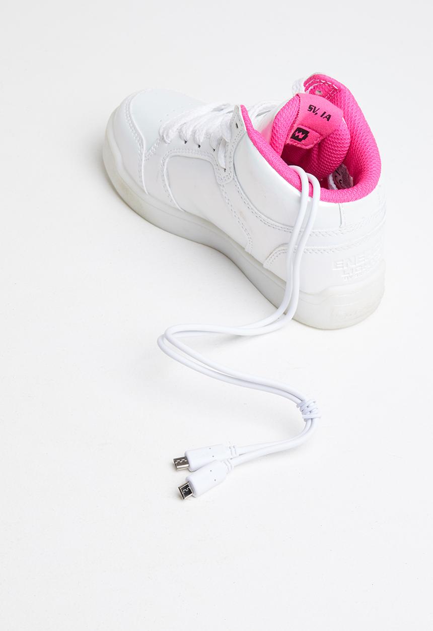 Skechers - Girls light-up e-pro - white