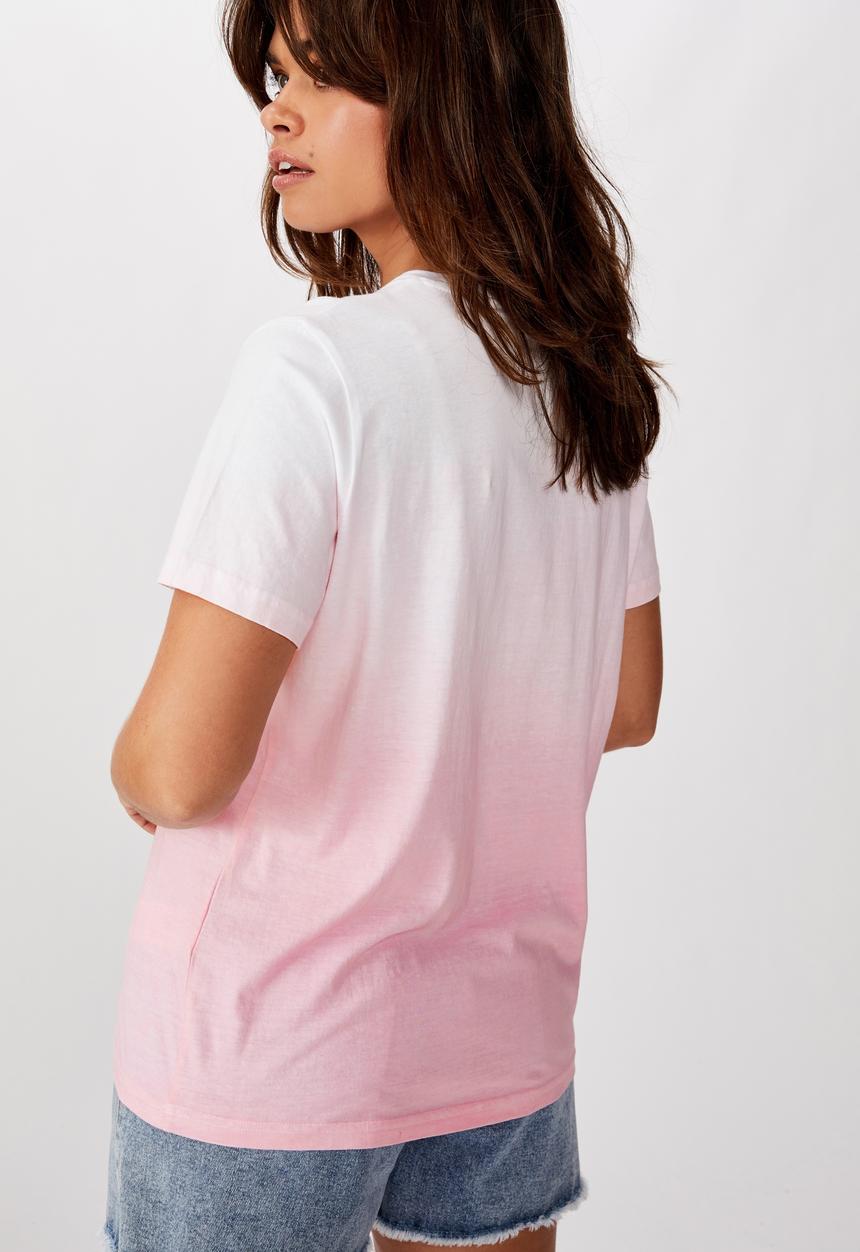 Factorie - Relaxed graphic T-shirt astro sun - pink