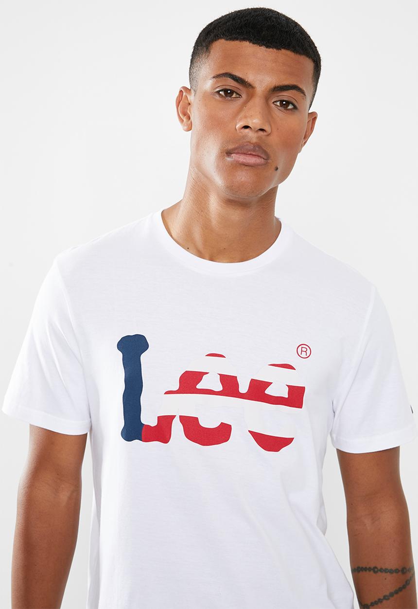 Lee  - American logo tee - white