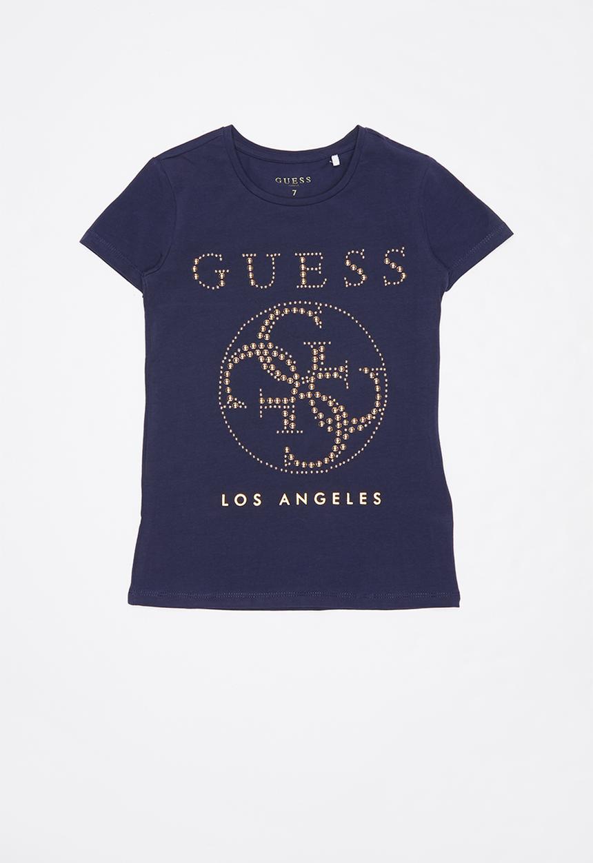 GUESS - Short sleeve varsha quatro tee - navy