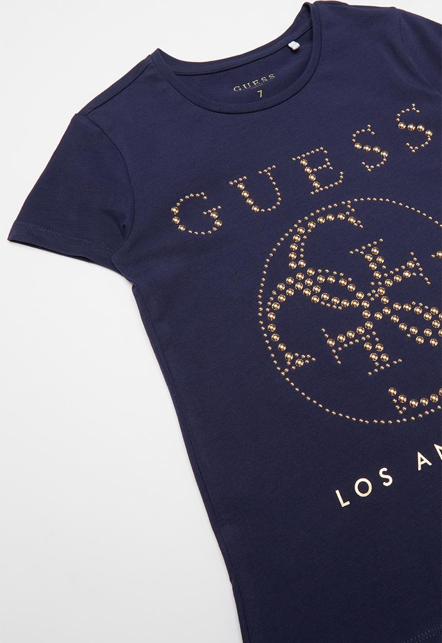 GUESS - Short sleeve varsha quatro tee - navy