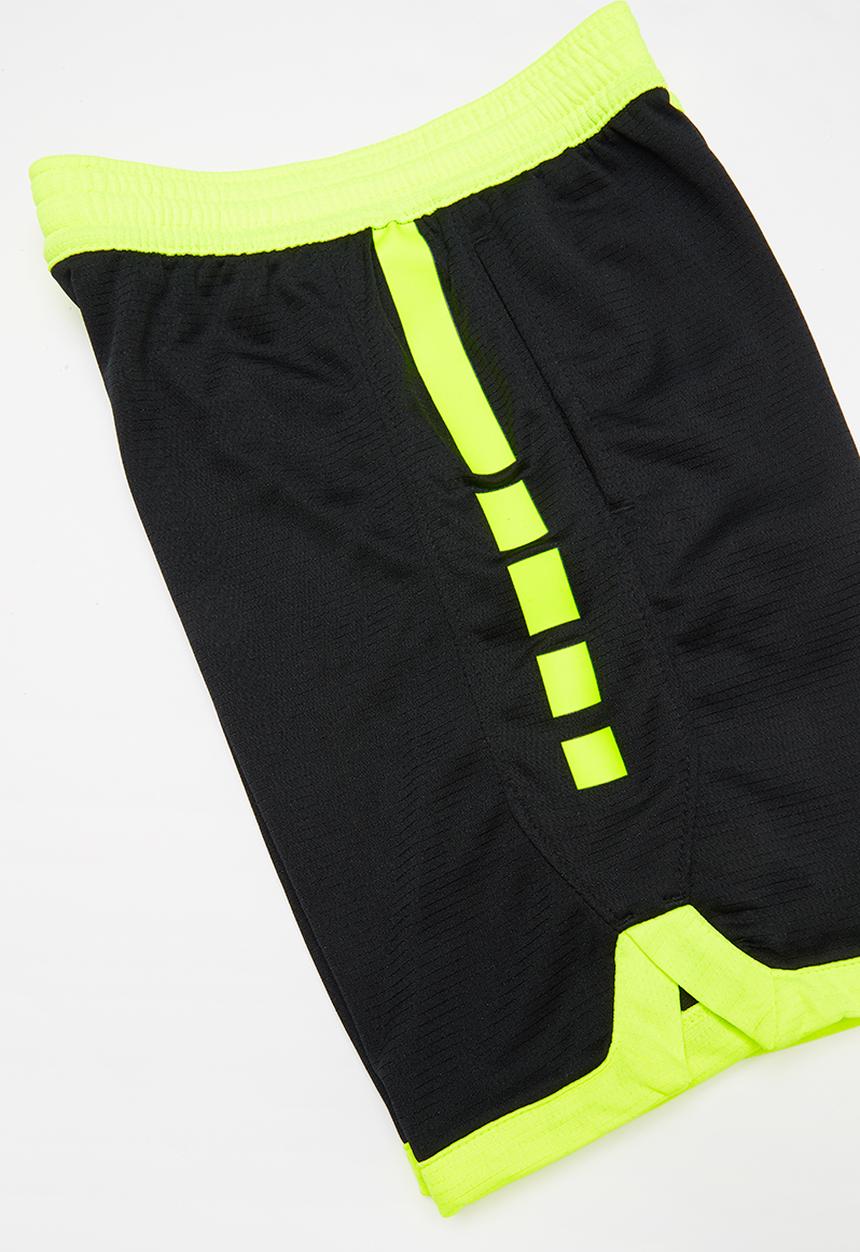 Nike - Boys dry elite stripe short - black