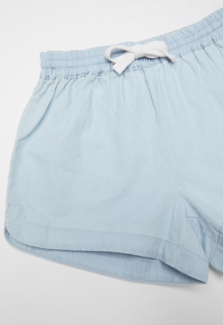 Free by Cotton On - Willow woven short - blue