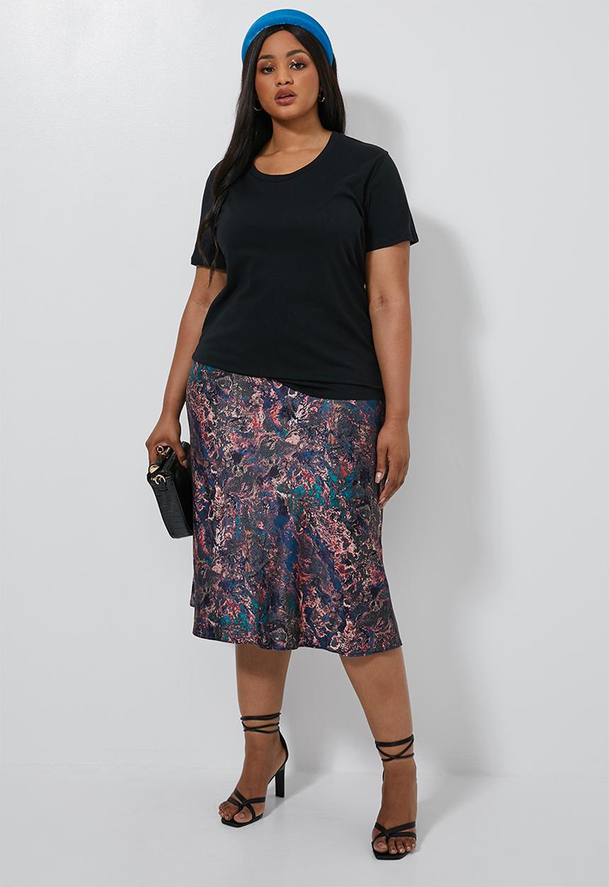 Superbalist - Bias cut slip skirt - multi