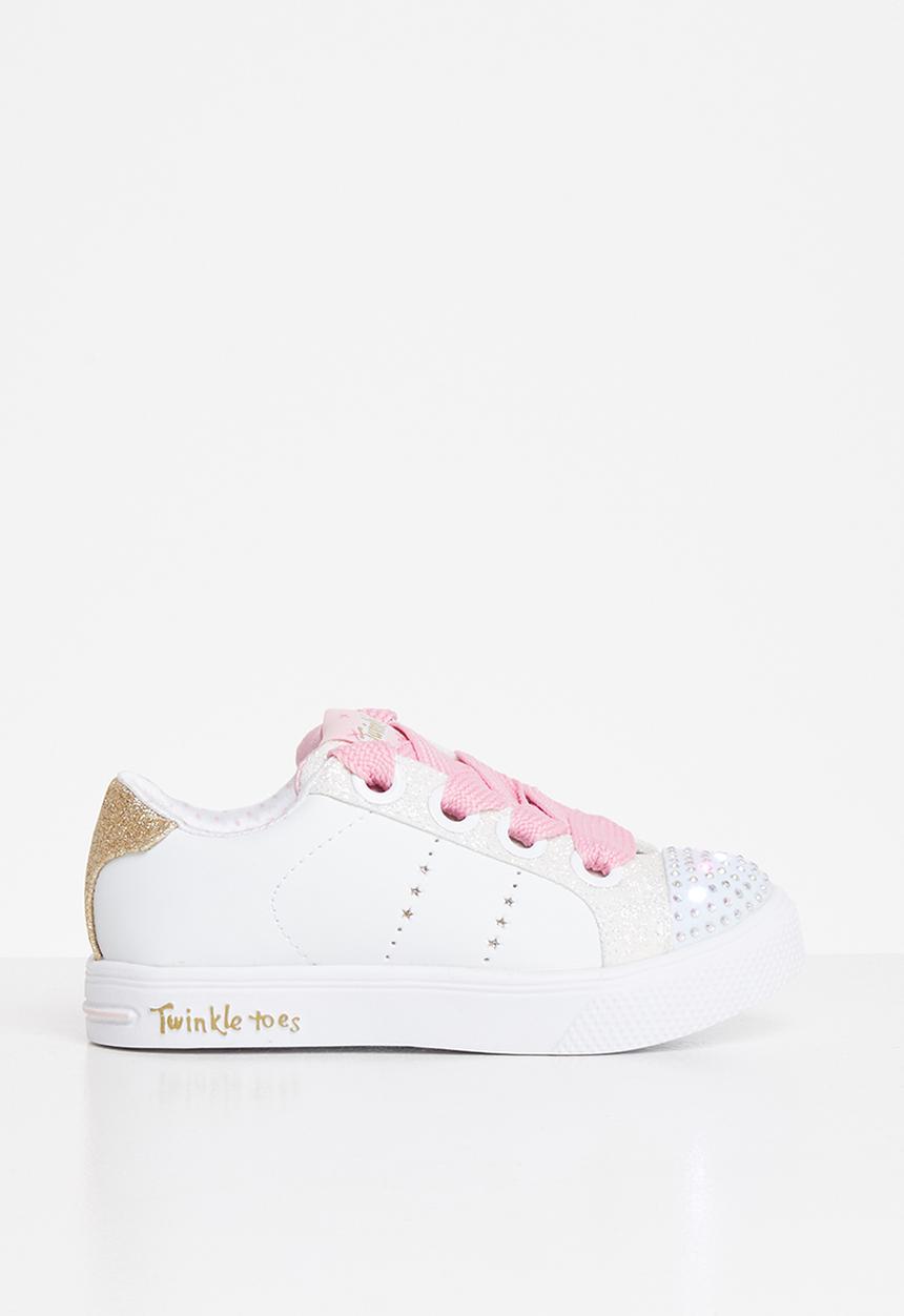 Skechers - Girls twinkle breeze 2.0 - white & pink