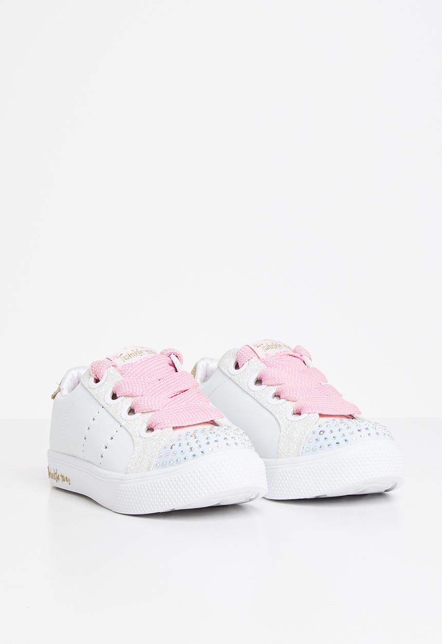 Skechers - Girls twinkle breeze 2.0 - white & pink