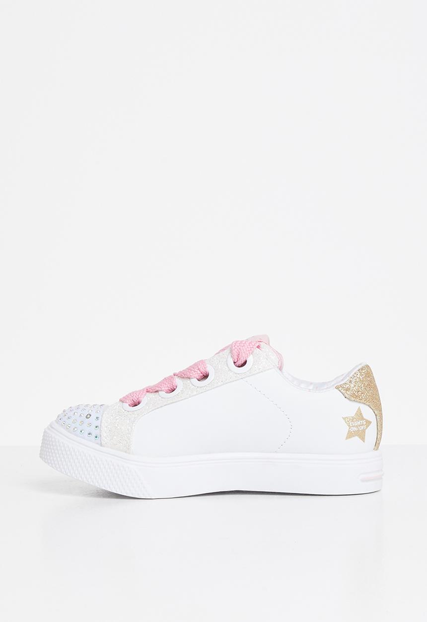 Skechers - Girls twinkle breeze 2.0 - white & pink