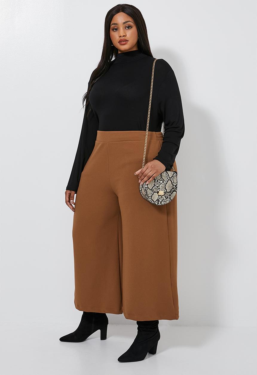 Superbalist - Wide leg culottes - tan