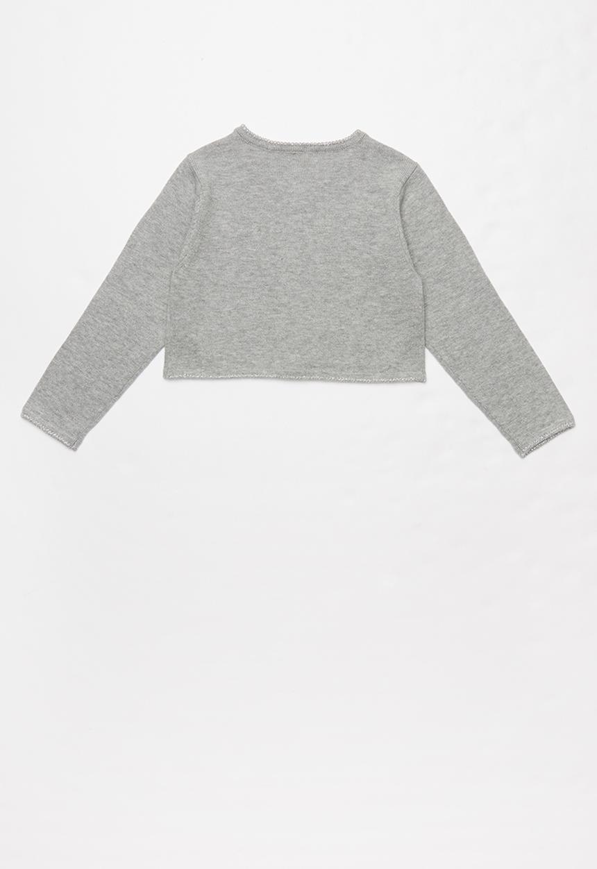 Pop Candy - Fine knitted cardigan - grey