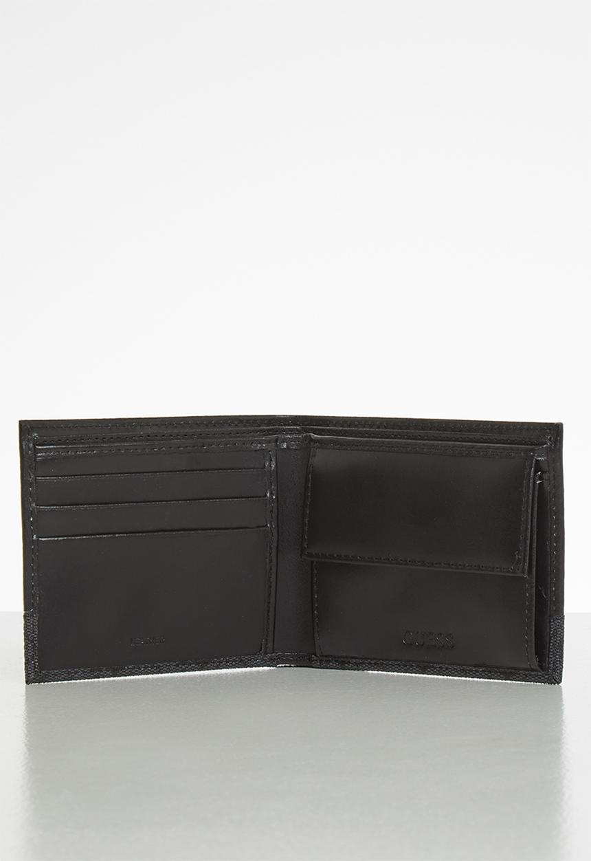 GUESS - Leonardo global wallet gift set - black