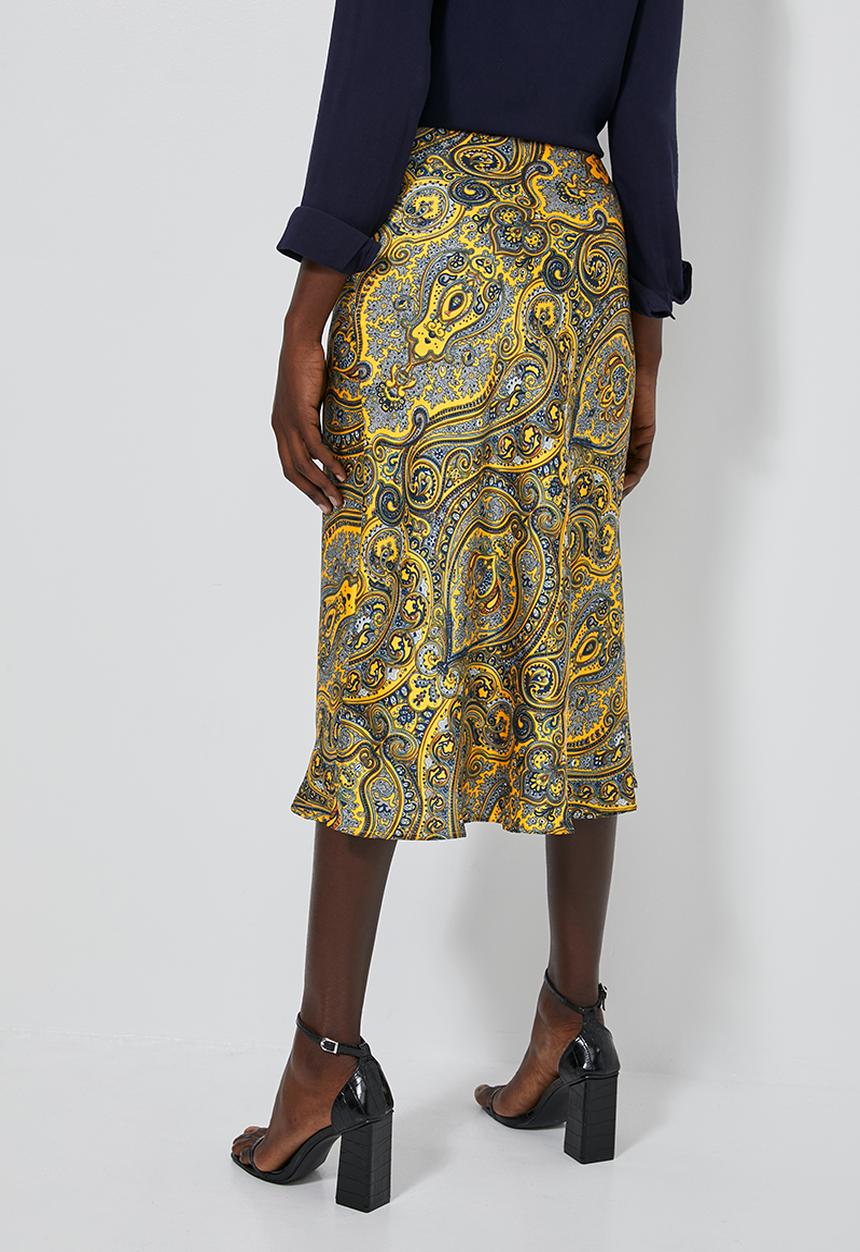 Superbalist - Bias midi slip skirt - multi 