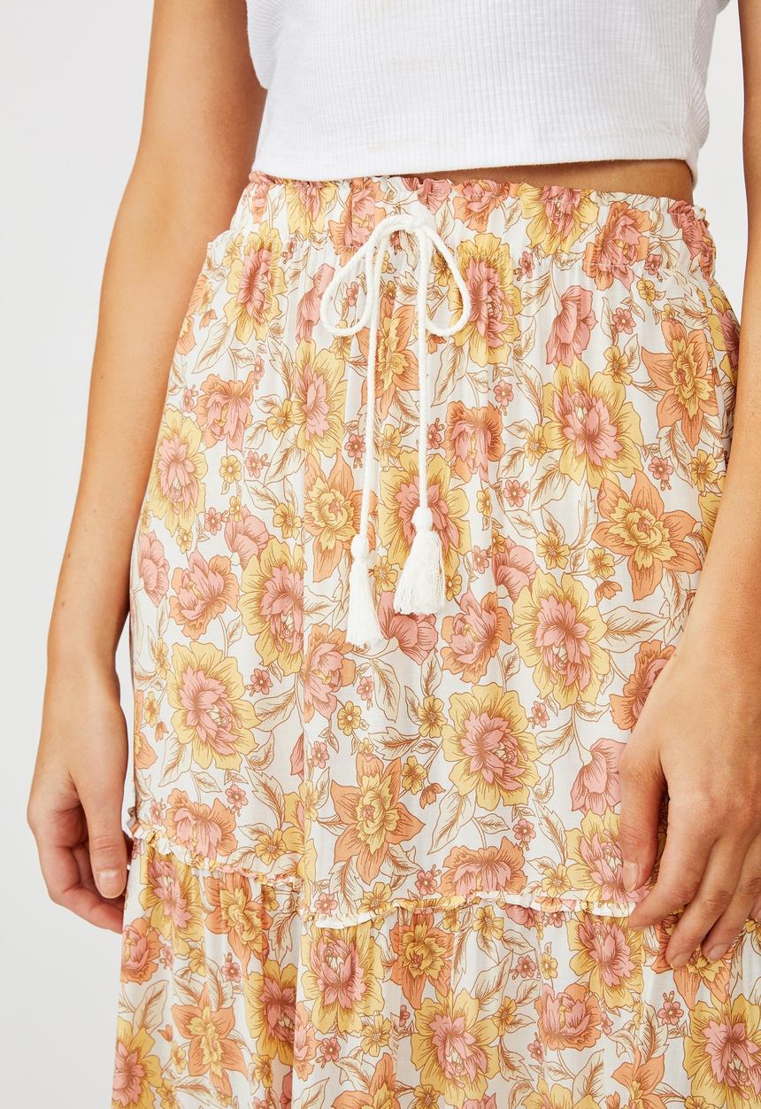 Cotton On - Maya maxi skirt - apricot