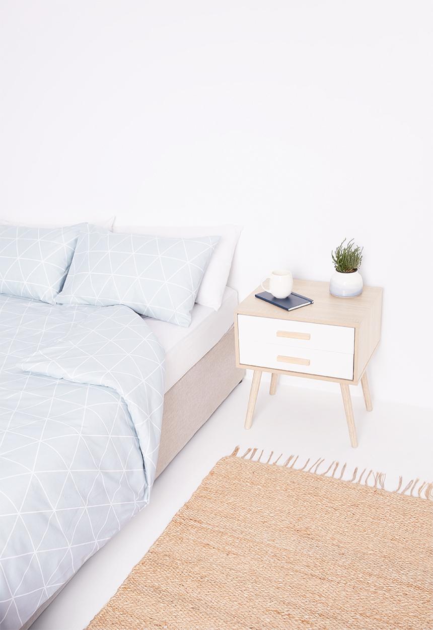 Sixth Floor - Ella printed duvet set - blue