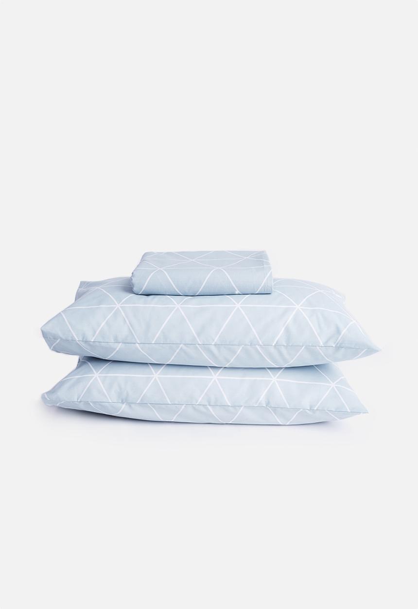 Sixth Floor - Ella printed duvet set - blue