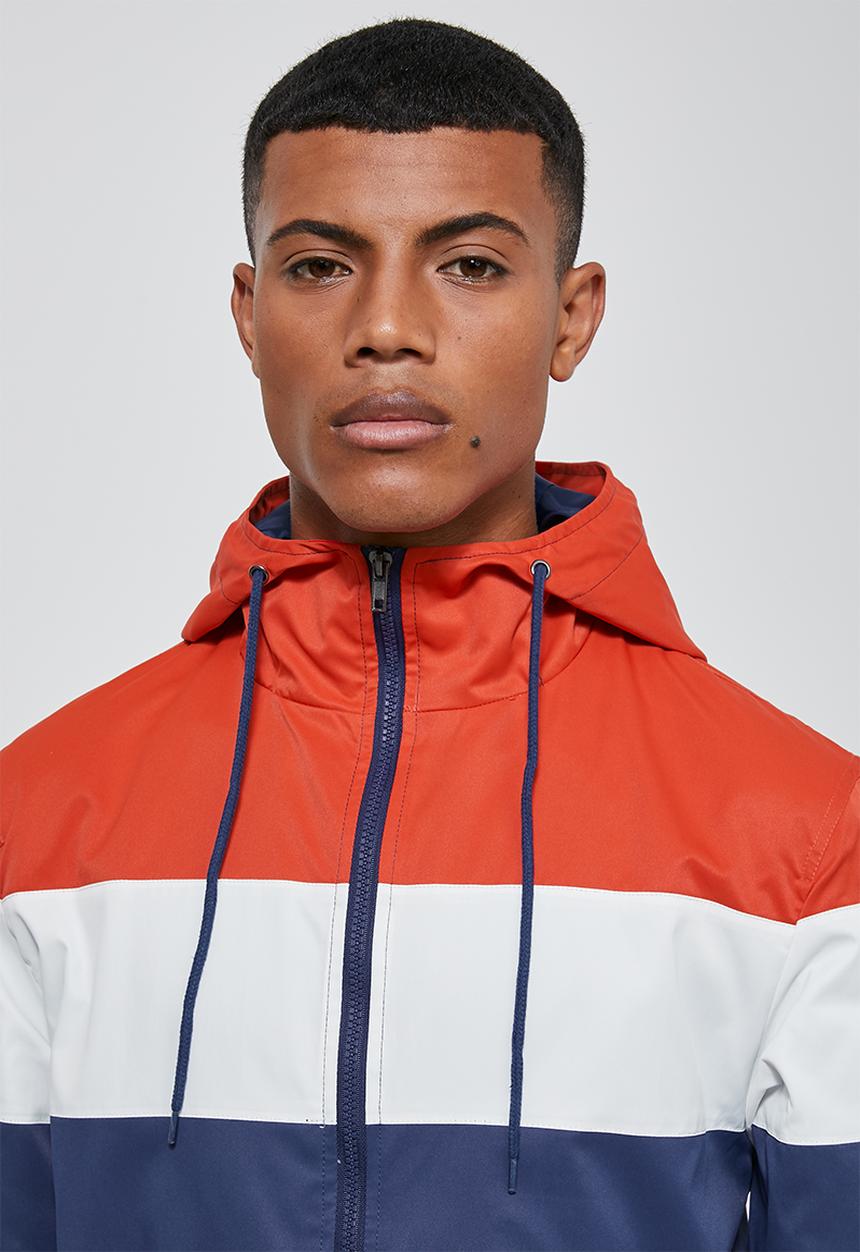 Superbalist - Colour-blocked zip through windbreaker - multi