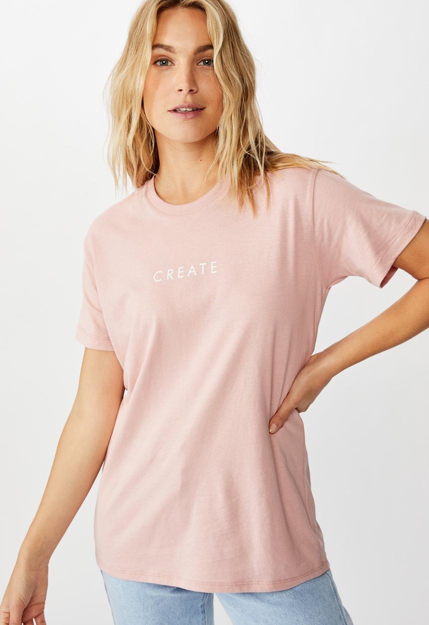 Cotton On - Classic slogan tshirt create - zephyr