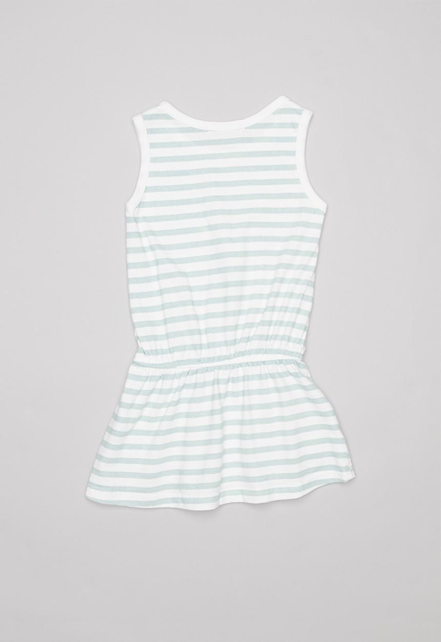 Sticky Fudge - Stripe playdress - blue & white