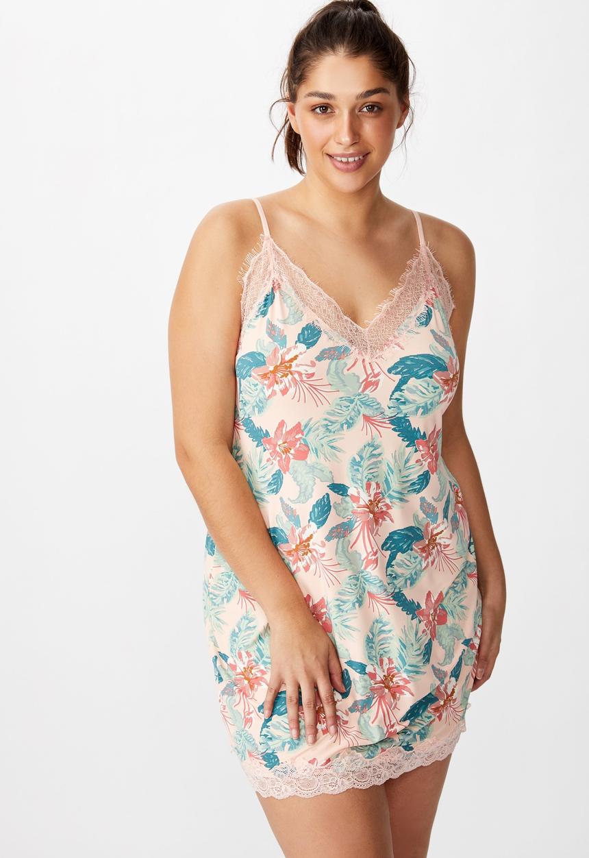 Cotton On - Curve slinky nightie - multi 