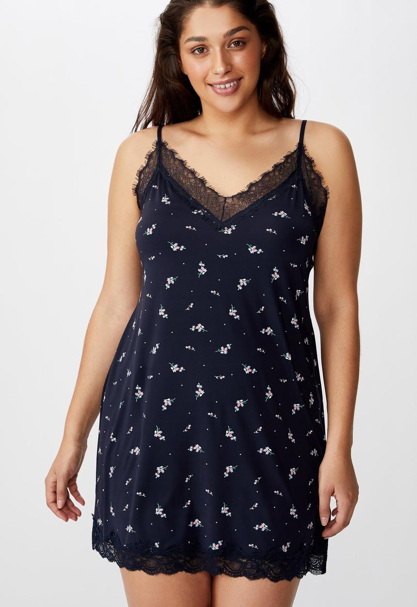 Cotton On - Curve slinky nightie - multi 
