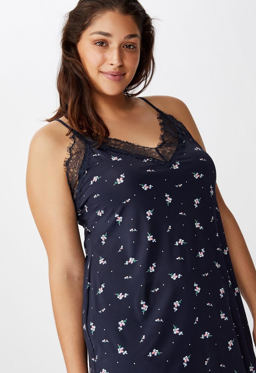 Cotton On - Curve slinky nightie - multi 