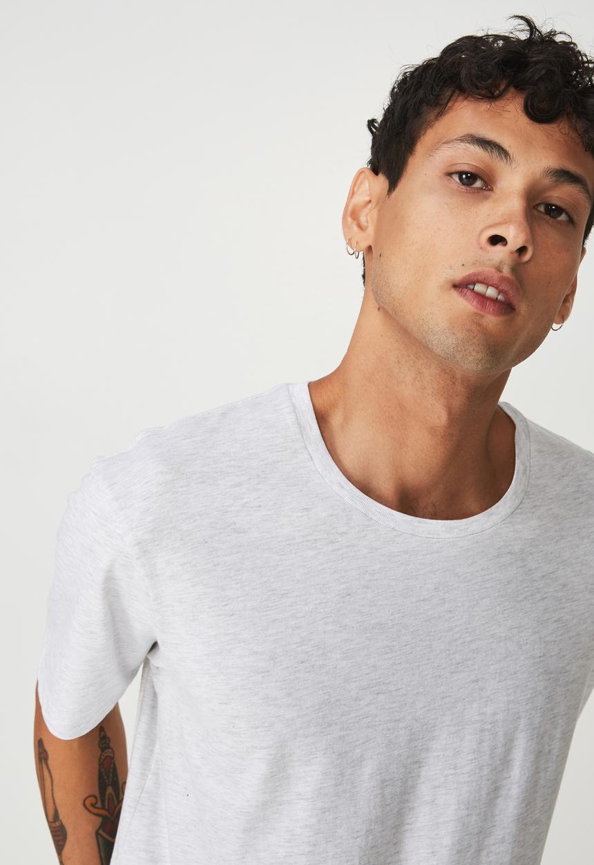 Cotton On - Essential crew neck short sleeve tee - grey 
