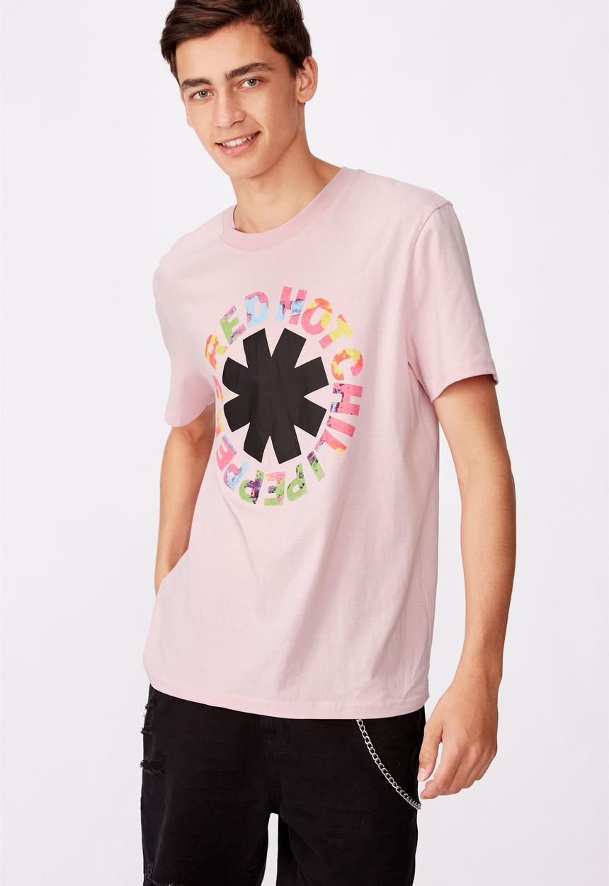 Factorie - Regular fit short sleeve license tee - pink