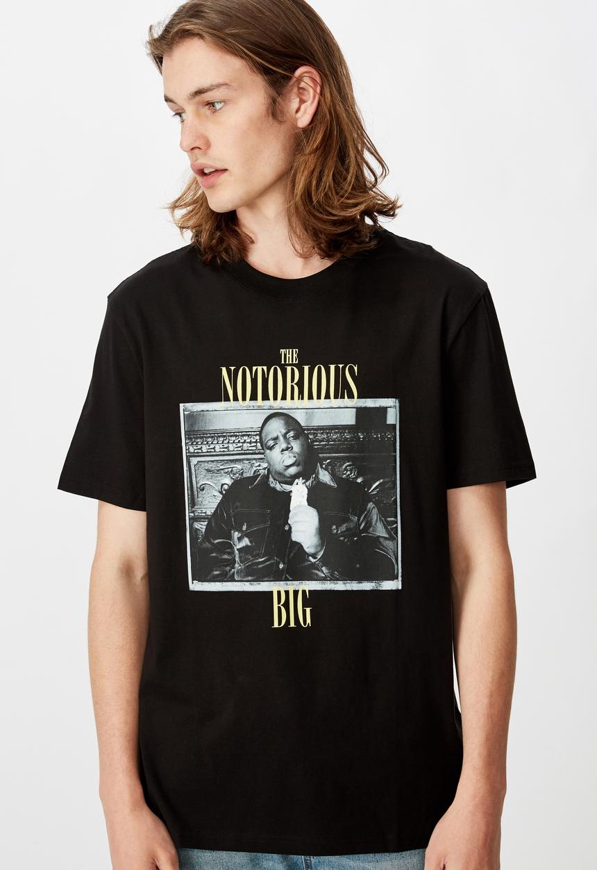 Factorie - Regular fit short sleeve license tee - black
