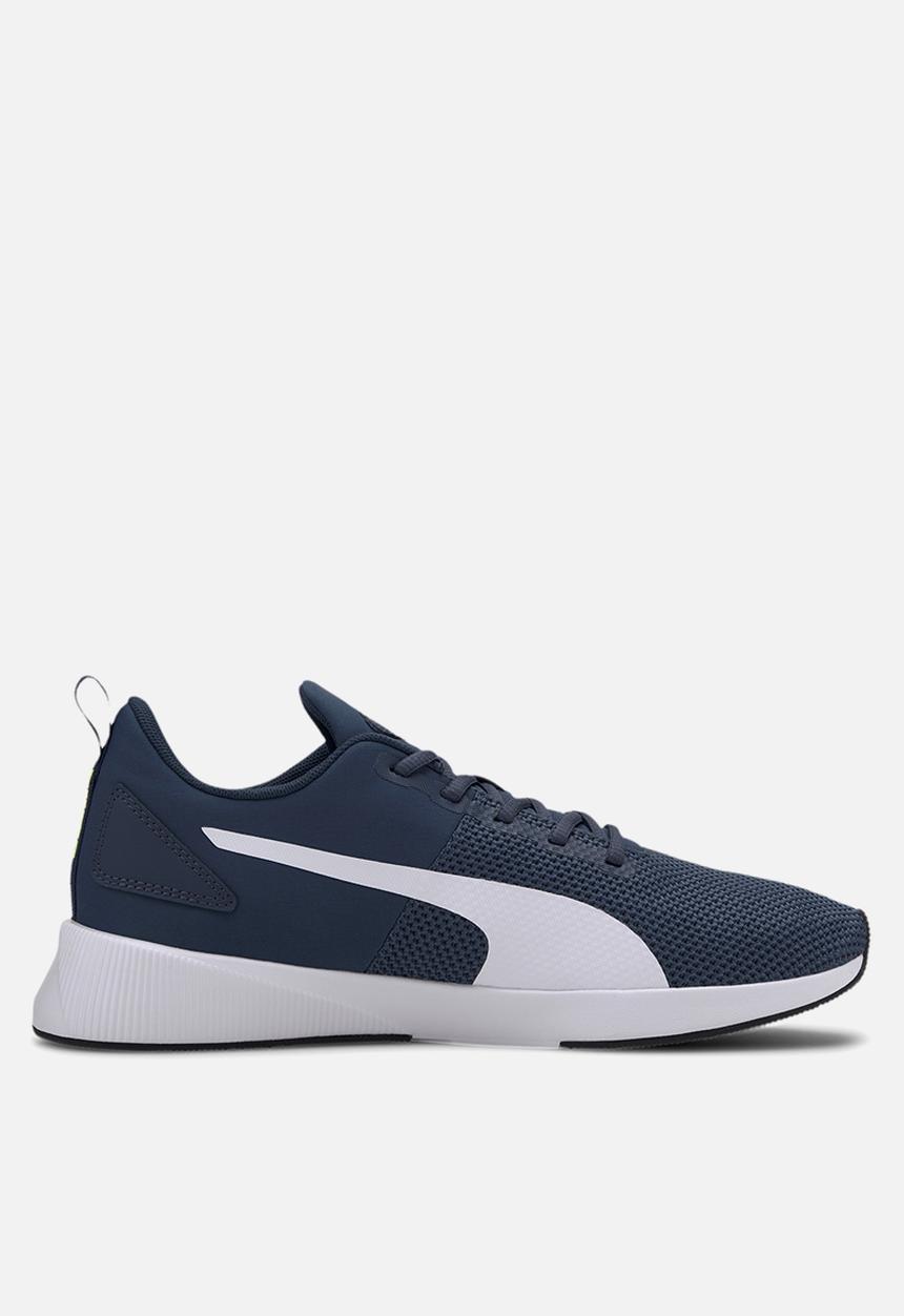 PUMA - Flyer runner - dark denim-yellow alert-Puma white